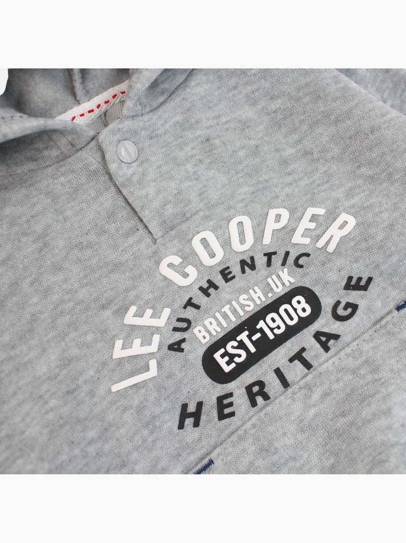 Lee Cooper - Conjunto sweat com capuz e calças jogging bebé Cinza - Kiabi