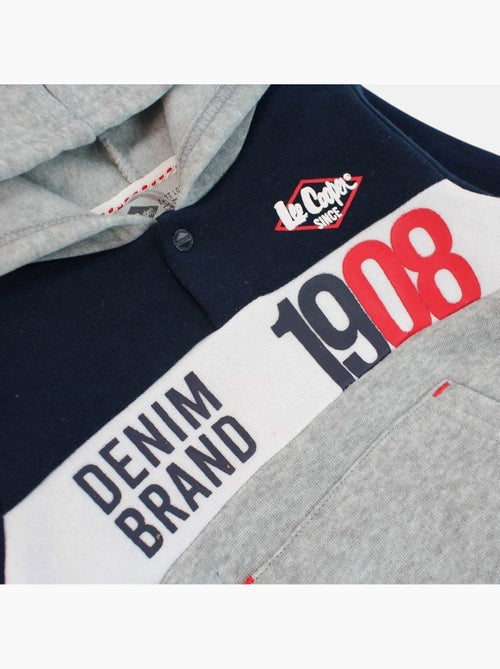 Lee Cooper - Conjunto sweat com capuz e calças jogging bebé - Kiabi Lee Cooper - Conjunto sweat com capuz e calças jogging bebé - Kiabi