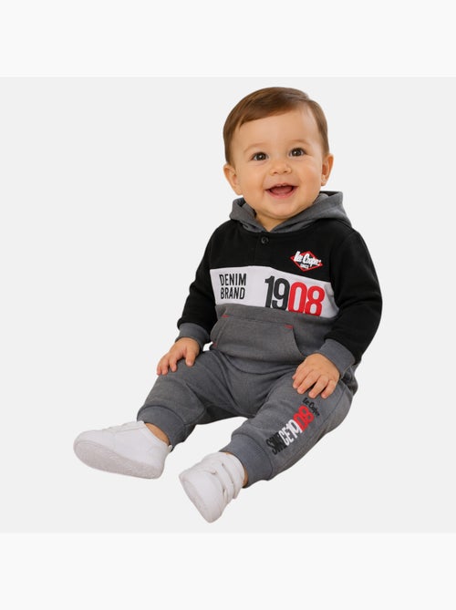 Lee Cooper - Conjunto sweat com capuz e calças jogging bebé - Kiabi Lee Cooper - Conjunto sweat com capuz e calças jogging bebé - Kiabi