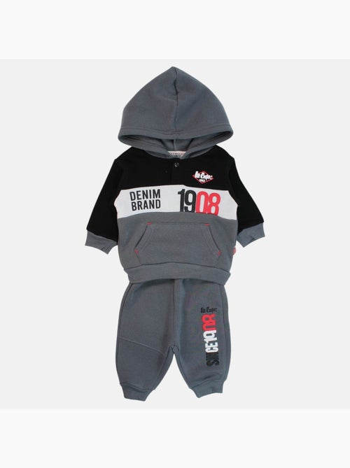 Lee Cooper - Conjunto sweat com capuz e calças jogging bebé - Kiabi Lee Cooper - Conjunto sweat com capuz e calças jogging bebé - Kiabi