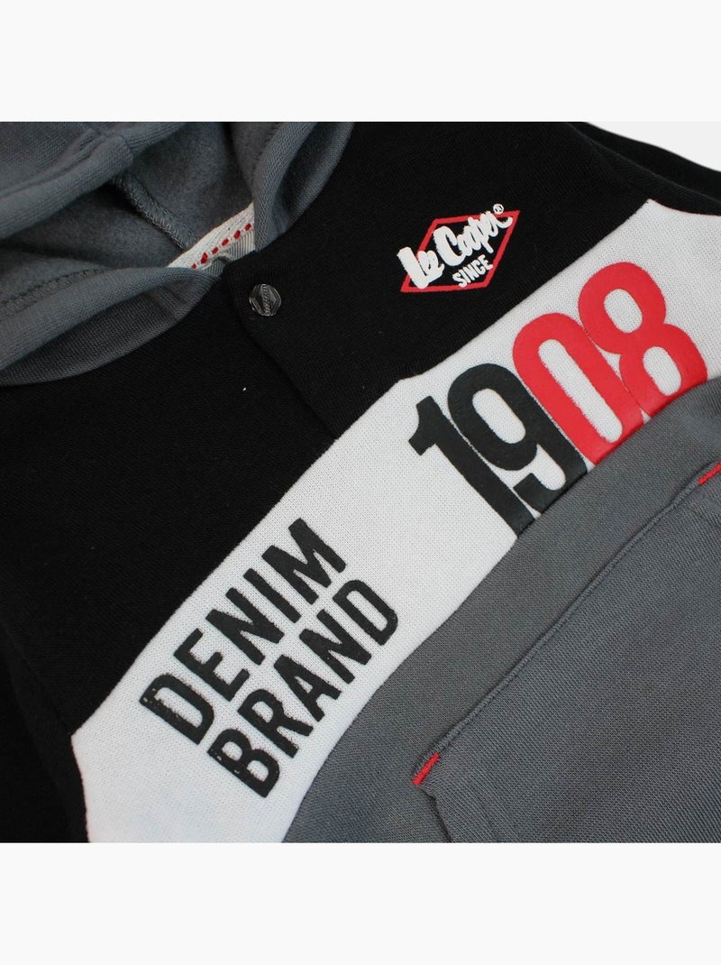 Lee Cooper - Conjunto sweat com capuz e calças jogging bebé Cinza escuro - Kiabi