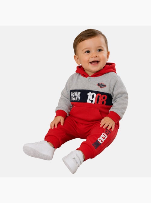 Lee Cooper - Conjunto sweat com capuz e calças jogging bebé - Kiabi Lee Cooper - Conjunto sweat com capuz e calças jogging bebé - Kiabi