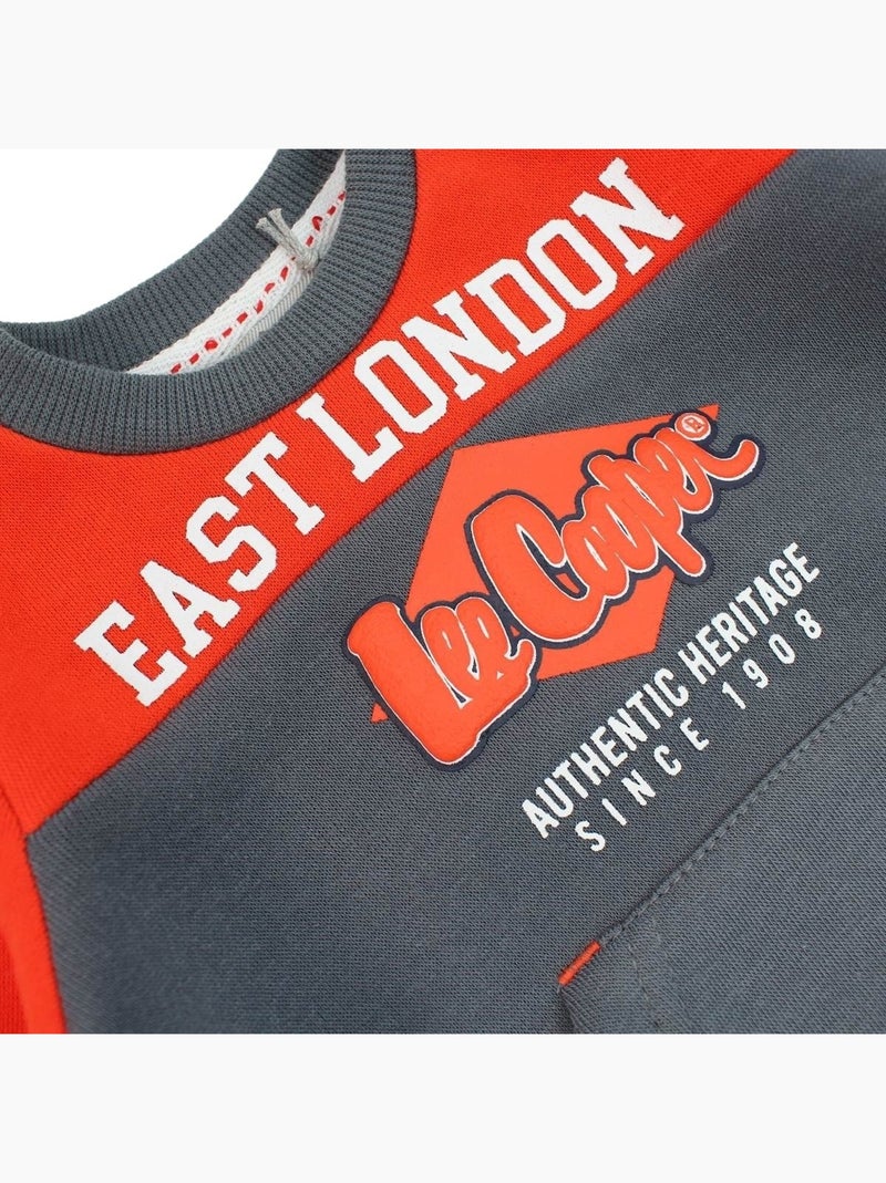 Lee Cooper - Conjunto sweat e calças jogging bebé Cinza escuro - Kiabi