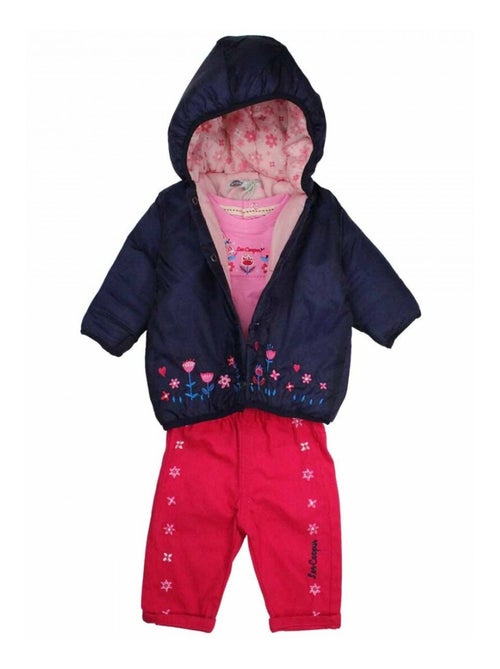 Lee Cooper - Conjunto t-shirt e calças com casaco com capuz bebé - Kiabi Lee Cooper - Conjunto t-shirt e calças com casaco com capuz bebé - Kiabi