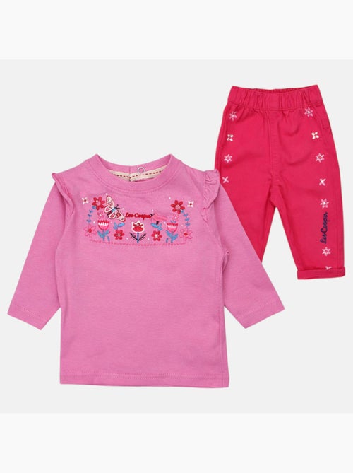 Lee Cooper - Conjunto t-shirt e calças com casaco com capuz bebé - Kiabi Lee Cooper - Conjunto t-shirt e calças com casaco com capuz bebé - Kiabi