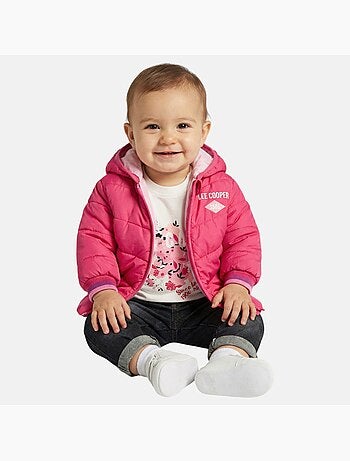 Lee Cooper - Conjunto t-shirt e calças com casaco com capuz bebé