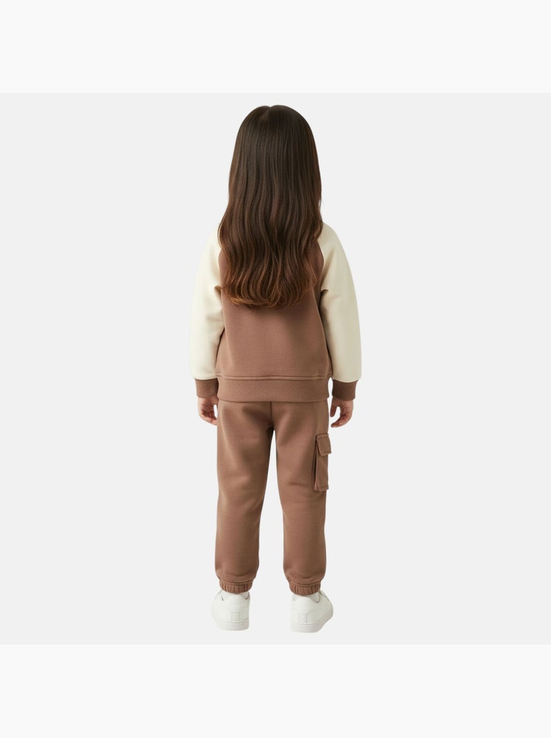Lee Cooper - Fato de treino  menina Castanho - Kiabi