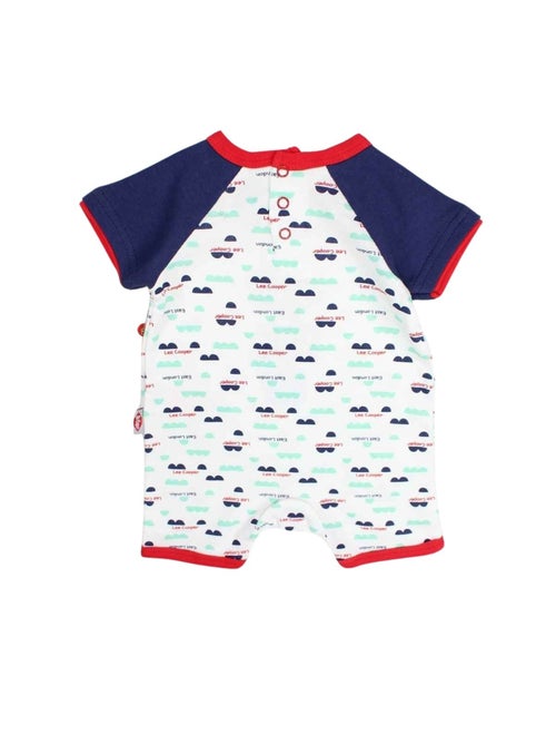 Lee Cooper - Macacão curto de verão menino com padrão e texto - Kiabi Lee Cooper - Macacão curto de verão menino com padrão e texto - Kiabi