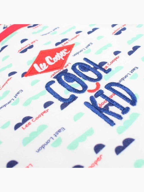Lee Cooper - Macacão curto de verão menino com padrão e texto - Kiabi Lee Cooper - Macacão curto de verão menino com padrão e texto - Kiabi