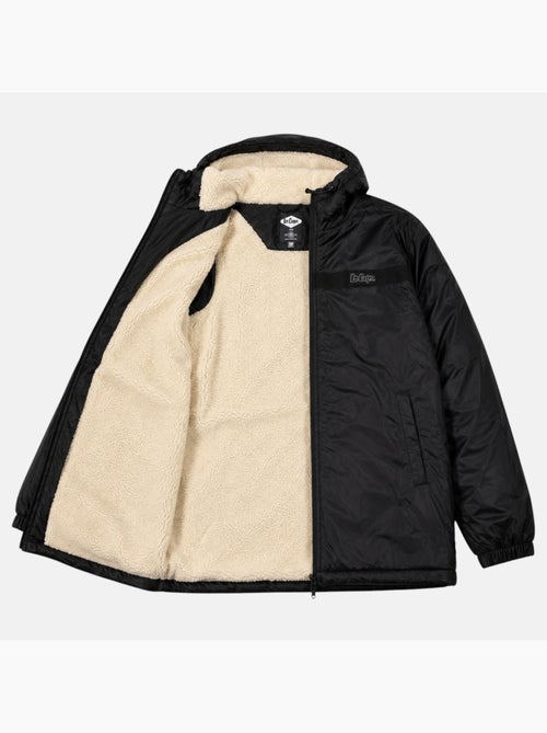 Lee cooper - parka com fecho de correr e capuz com acabamento em pele sintética - Kiabi Lee cooper - parka com fecho de correr e capuz com acabamento em pele sintética - Kiabi