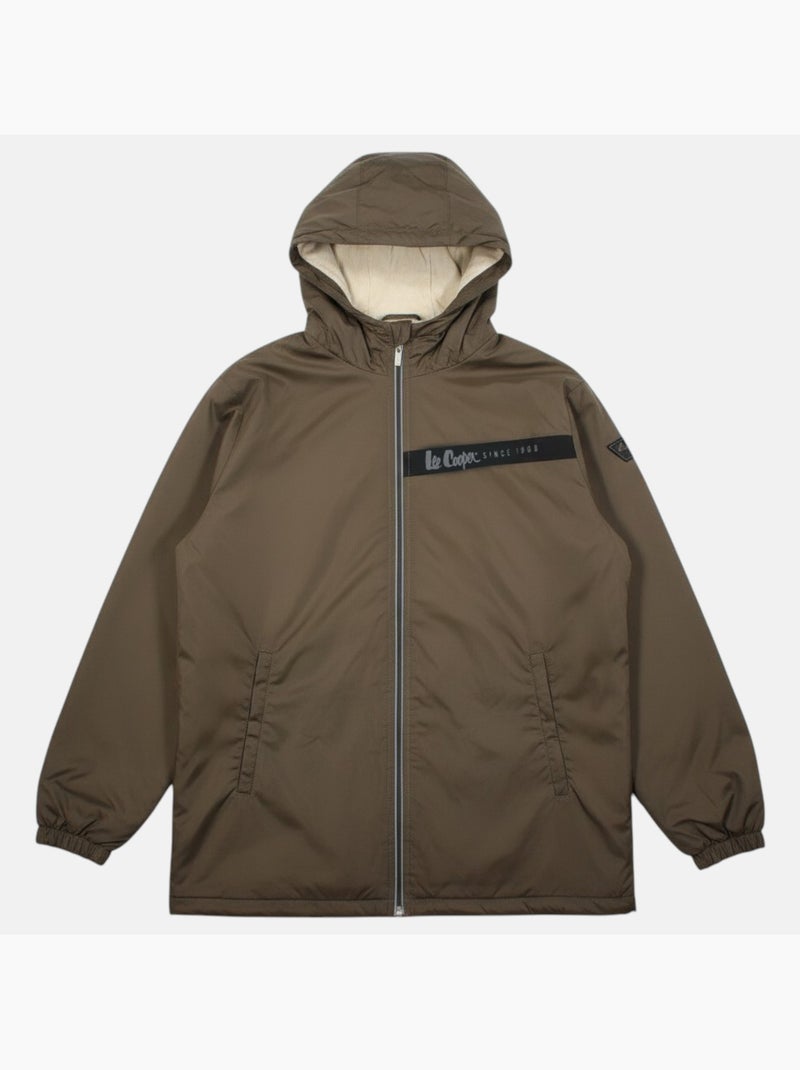 Lee cooper - parka  homem Cáqui - Kiabi
