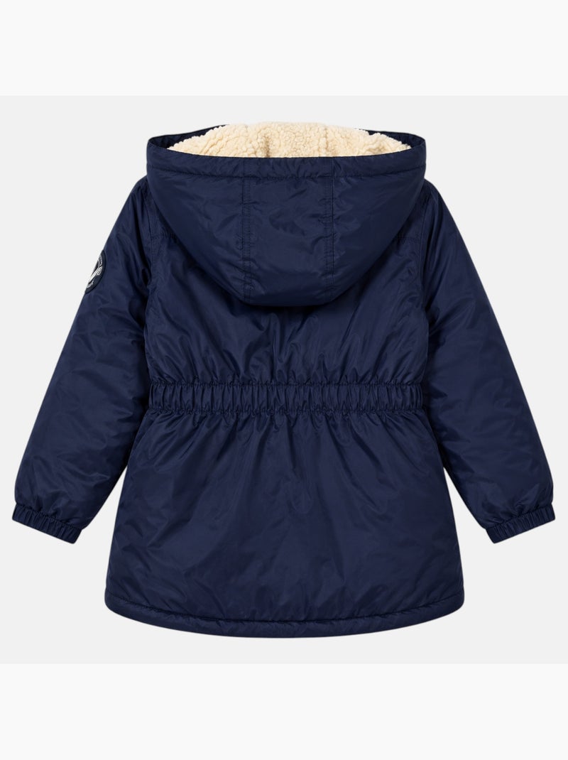 Lee cooper - parka infantil para menina Azul-marinho - Kiabi