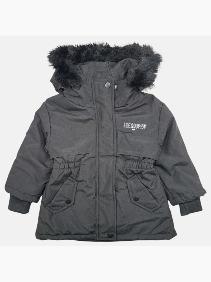 Lee Cooper - Parka menina estampada Preto - Kiabi