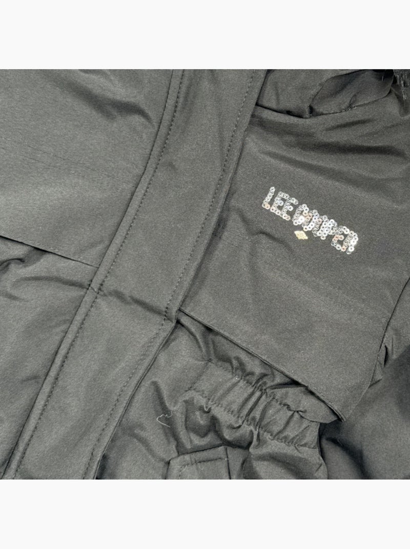 Lee Cooper - Parka menina estampada Preto - Kiabi