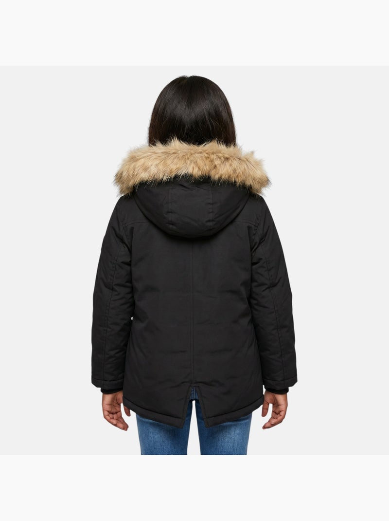 Lee Cooper - Parka menina estampada Preto - Kiabi