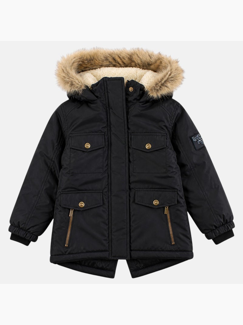Lee Cooper - Parka menina estampada Preto - Kiabi