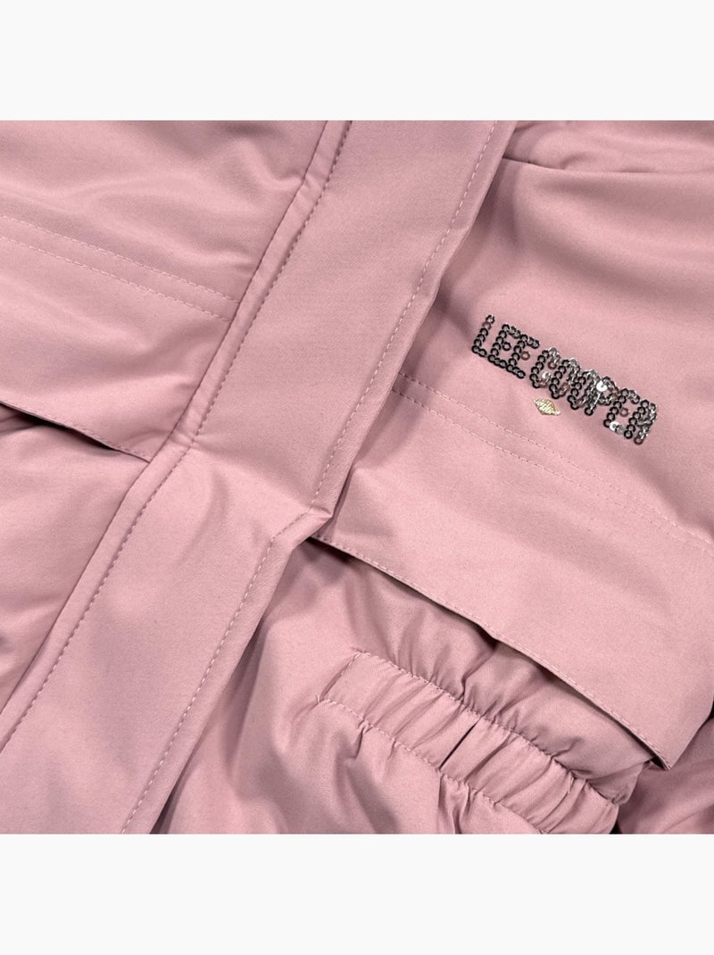 Lee Cooper - Parka menina estampada Rosa - Kiabi