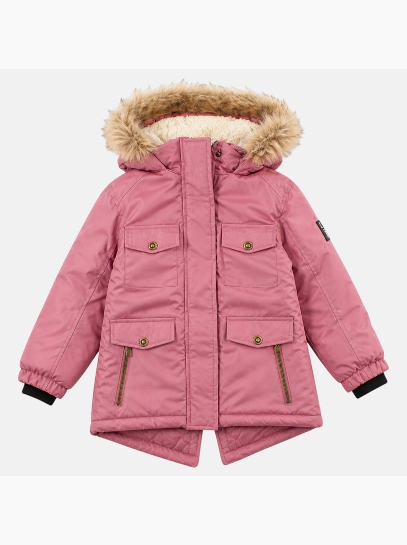 Lee Cooper - Parka menina estampada Rosa - Kiabi