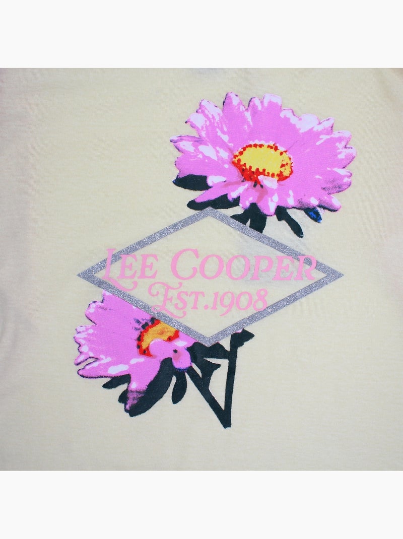 Lee cooper - pijama de menina  floral Rosa-claro - Kiabi