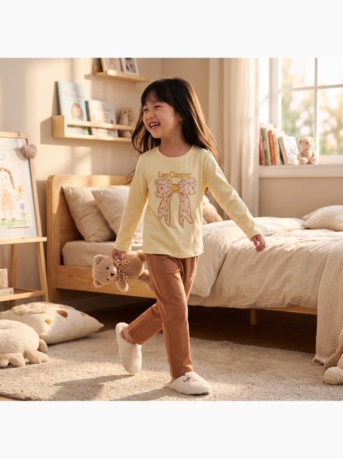 Lee cooper - pijama de menina laço - Kiabi Lee cooper - pijama de menina laço - Kiabi