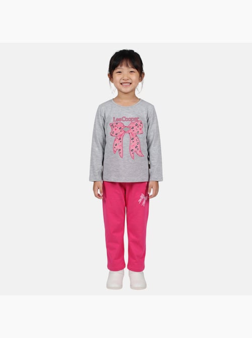 Lee cooper - pijama de menina laço - Kiabi Lee cooper - pijama de menina laço - Kiabi