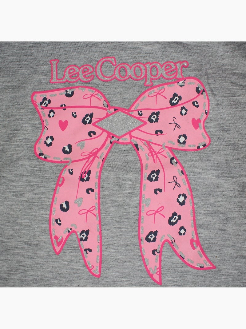Lee cooper - pijama de menina  laço Cinza - Kiabi