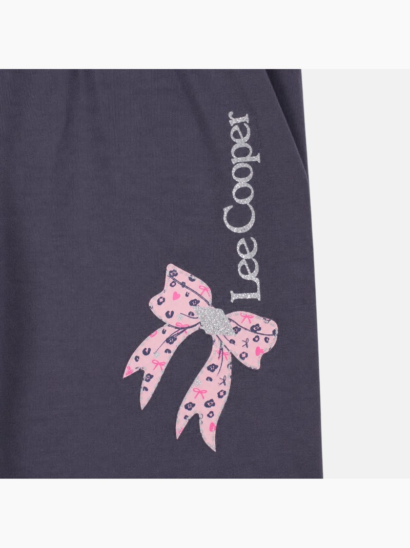 Lee cooper - pijama de menina  laço Rosa - Kiabi