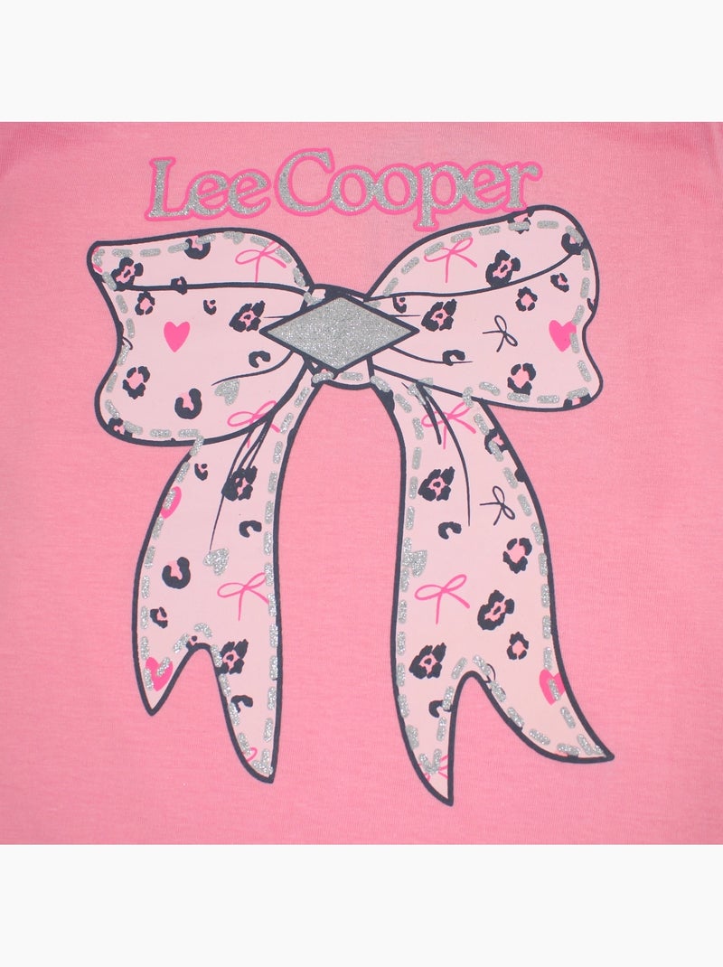 Lee cooper - pijama de menina  laço Rosa - Kiabi