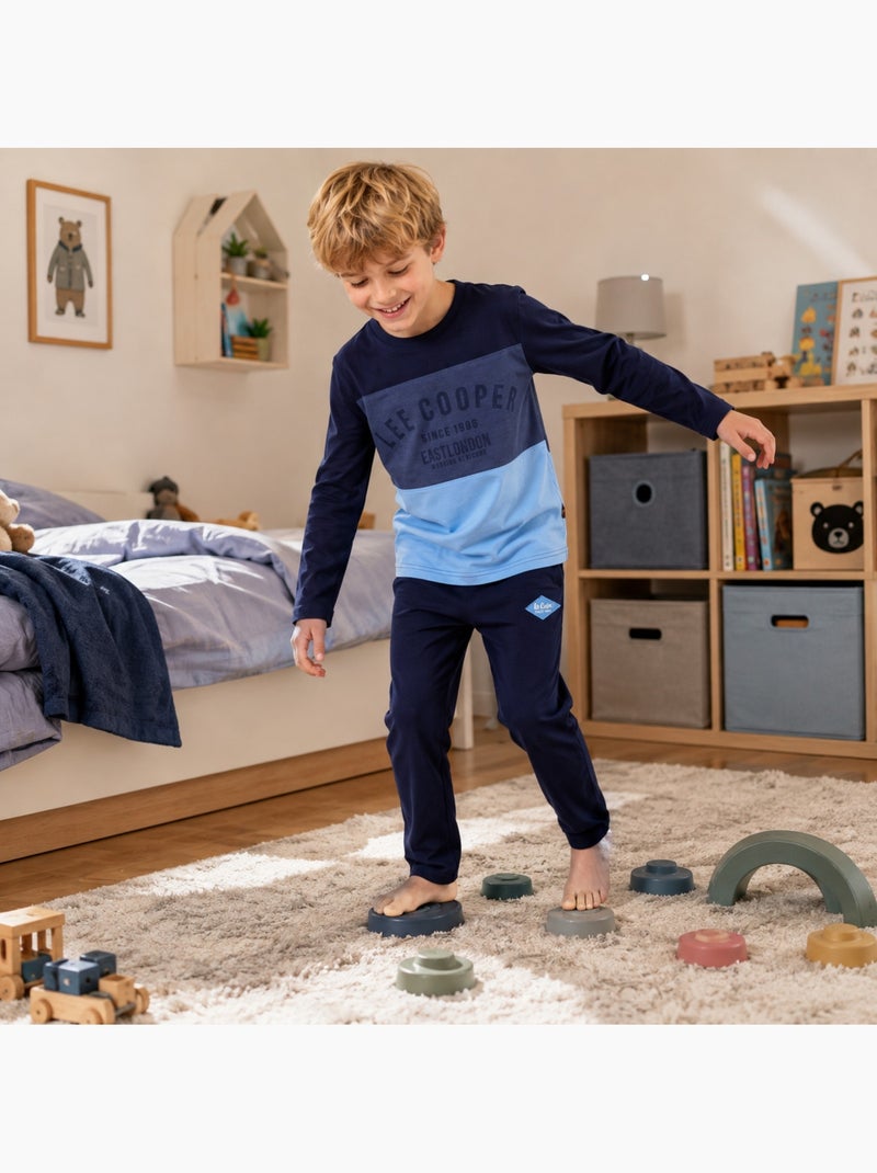 Lee cooper - pijama de menino  bicolor Azul-marinho - Kiabi