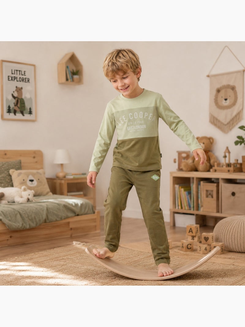 Lee cooper - pijama de menino  bicolor Cáqui - Kiabi