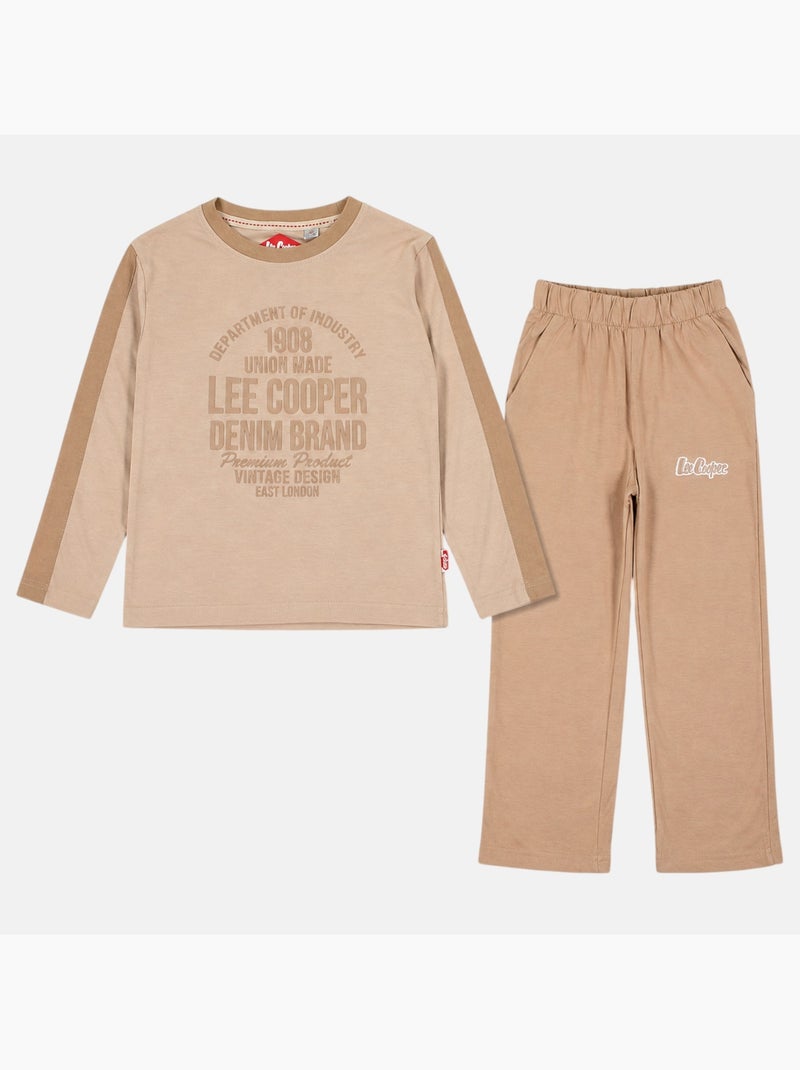 Lee cooper - pijama de menino  vintage Bege - Kiabi