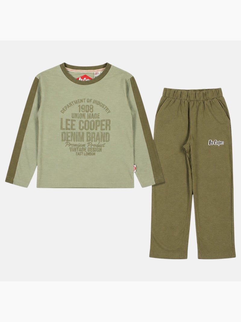 Lee cooper - pijama de menino  vintage Cáqui - Kiabi