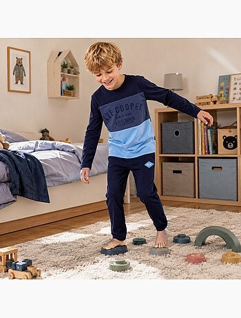 Lee cooper - pijama estampado com inserções, mangas compridas