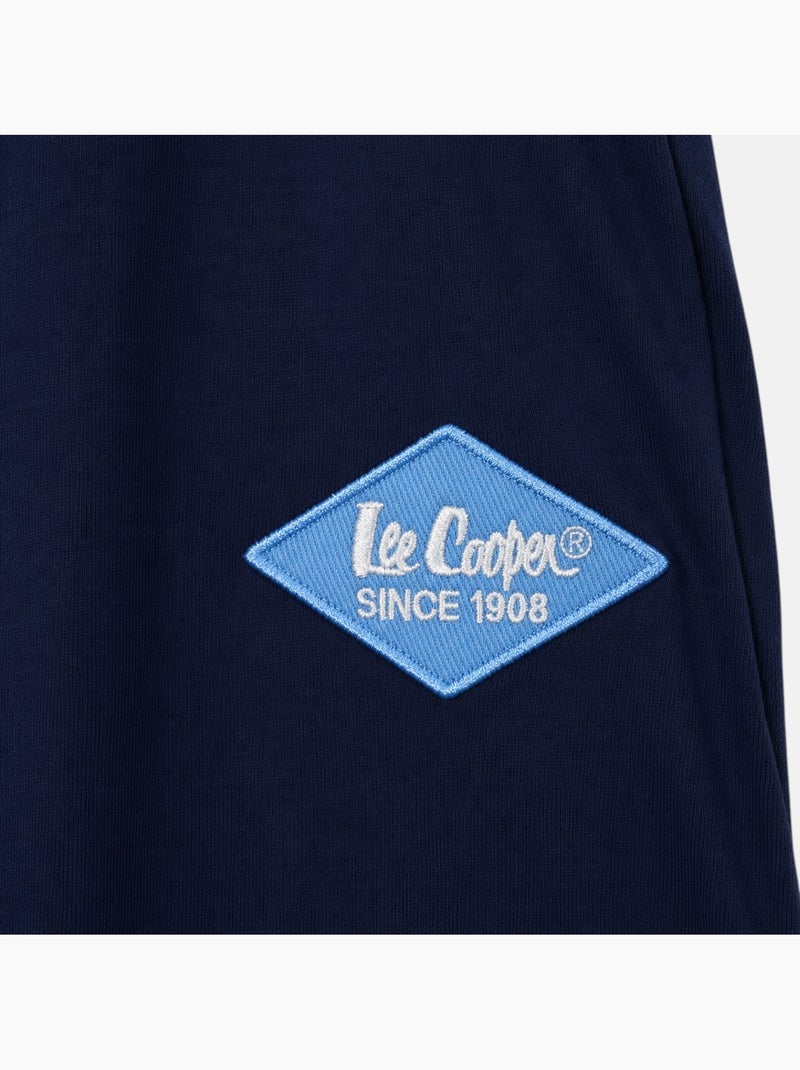 Lee cooper - pijama estampado com inserções, mangas compridas Azul-marinho - Kiabi