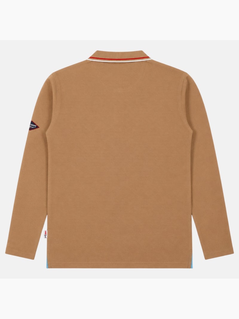 Lee Cooper - Polo homem  de manga comprida Bege - Kiabi