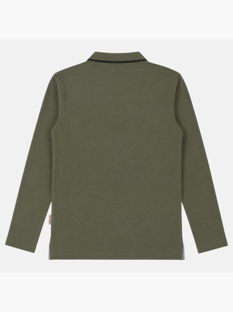 Lee Cooper - Polo homem  de manga comprida Cáqui - Kiabi