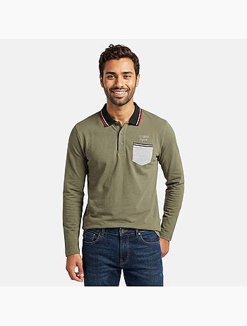 Lee Cooper - Polo homem de manga comprida