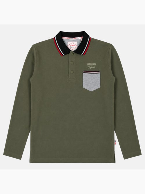 Lee Cooper - Polo homem de manga comprida - Kiabi Lee Cooper - Polo homem de manga comprida - Kiabi