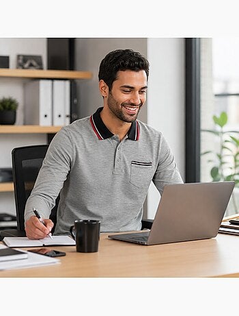 Lee Cooper - Polo homem de manga comprida