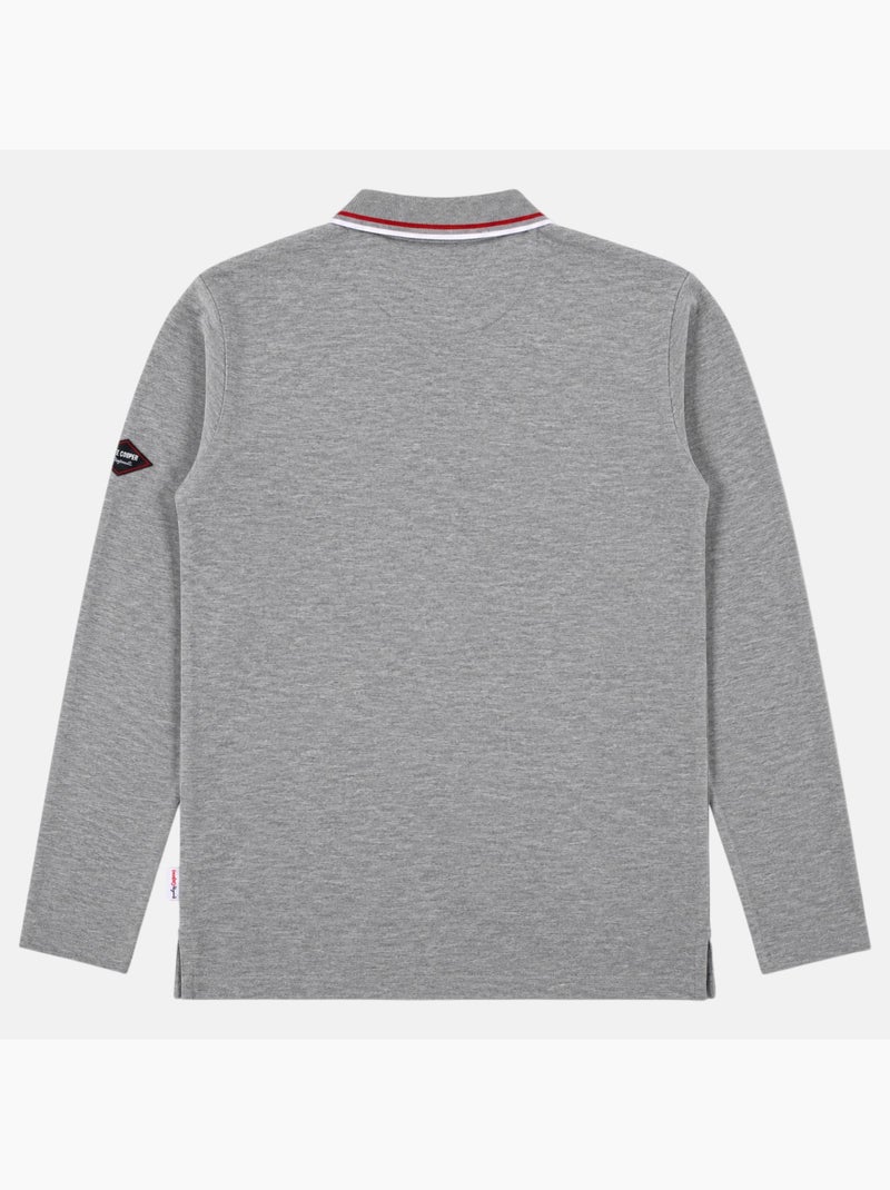 Lee Cooper - Polo homem  de manga comprida Cinza - Kiabi