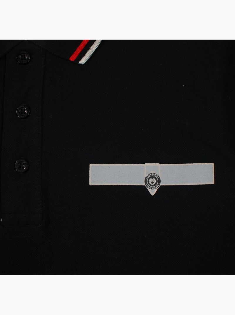 Lee Cooper - Polo homem  de manga comprida Preto - Kiabi