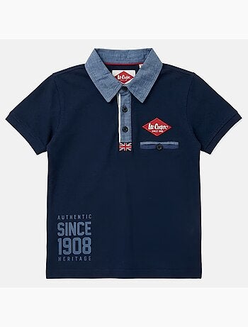 Lee Cooper - Polo manga curta menino