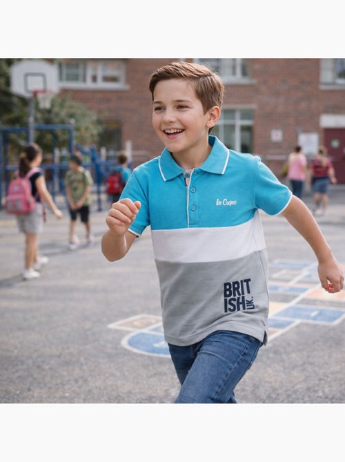 Lee Cooper - Polo manga curta menino estampado - Kiabi Lee Cooper - Polo manga curta menino estampado - Kiabi