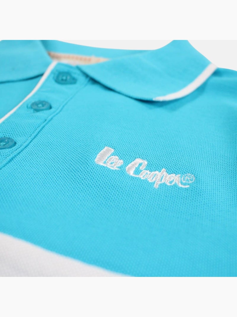 Lee Cooper - Polo manga curta menino estampado Azul - Kiabi