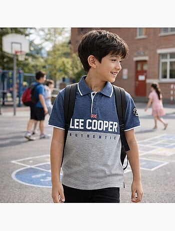 Lee Cooper - Polo manga curta menino estampado