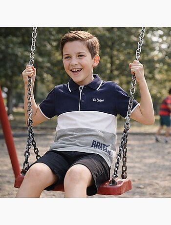 Lee Cooper - Polo manga curta menino estampado