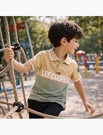 Lee Cooper - Polo manga curta menino estampado