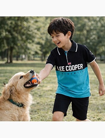 Lee Cooper - Polo manga curta menino estampado