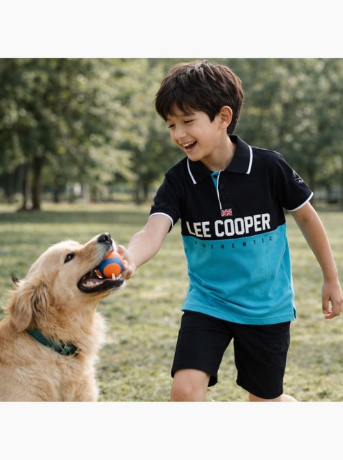 Lee Cooper - Polo manga curta menino estampado - Kiabi Lee Cooper - Polo manga curta menino estampado - Kiabi