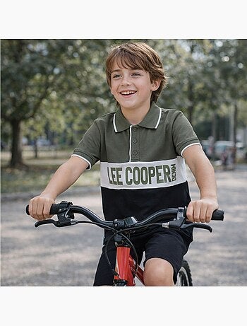 Lee Cooper - Polo manga curta menino estampado